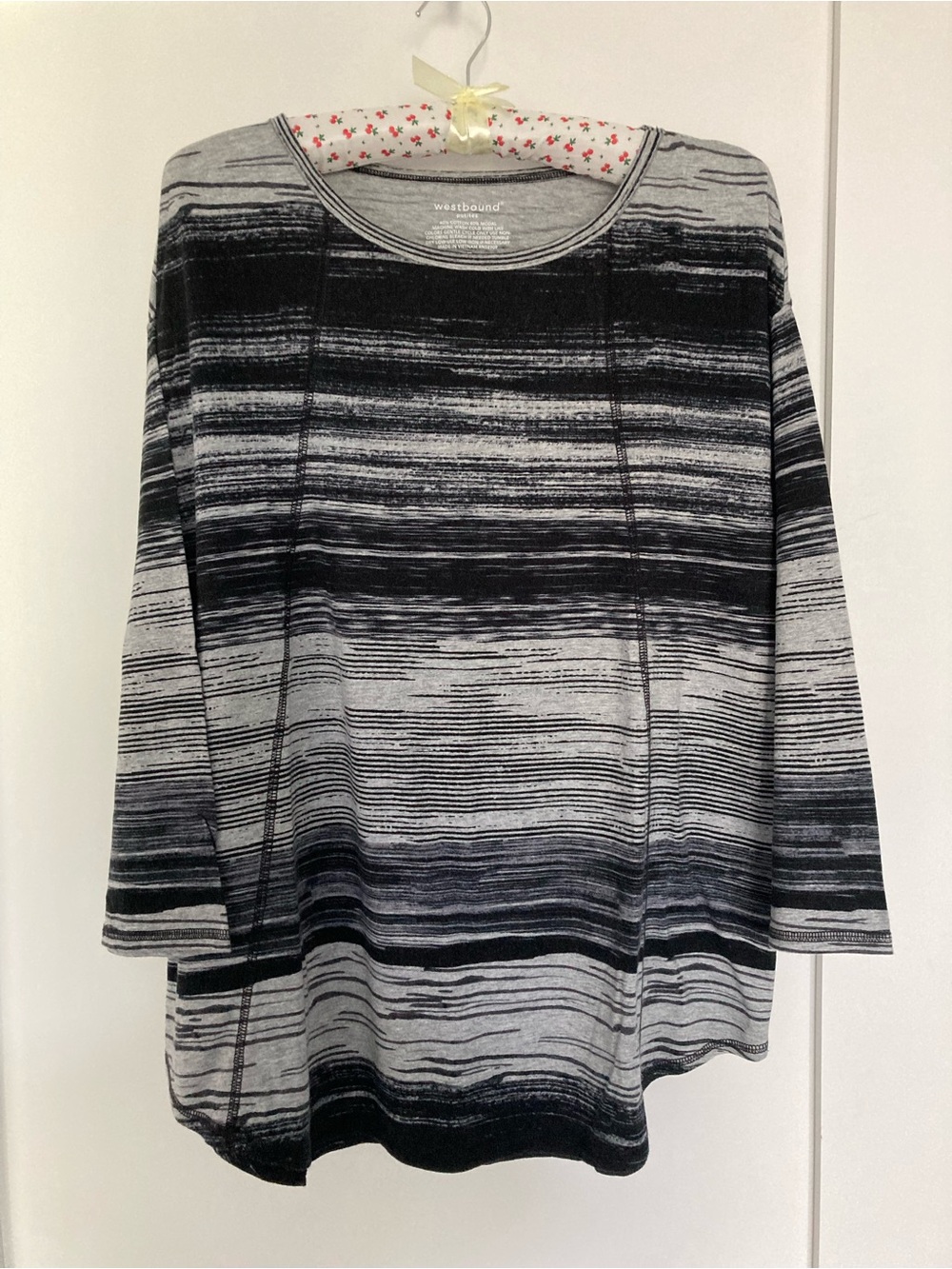 Westbound 3/4 sleeve top